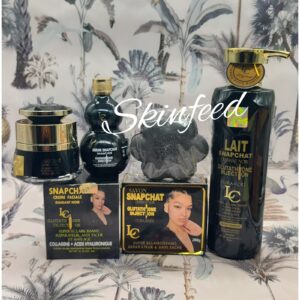 10-1032.jpg 4pc. Lait snaptchat Diamant noir Set. Lotion,soap, Serum & Face Cream AUTHENTIC