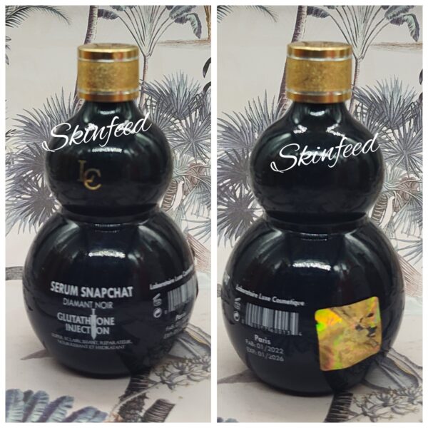 4pc. Lait snaptchat  Diamant noir Set. Lotion,soap, Serum & Face Cream AUTHENTIC