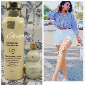 2pcs. Lait SELFIE 24H  BOOSTER TONE ANTI TACHES .💯 AUTHENTIC. Body milk & serum