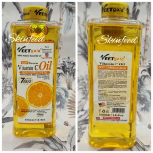 Veet Gold Vitamin C Face  & Body  Glowing corrector Oil 500 ML X 1
