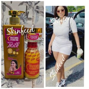 3pcs. K-whitening Hydrating Body Milk Spf 25, Face Cream & Serum👌