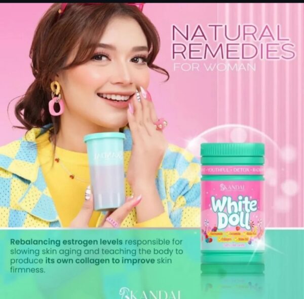 Skandal White Doll 800g X 1 With Cup. Youthful GLOW👌
