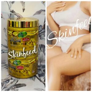 Veet Gold 24k Gold Sugar Face Body Scrub 450g