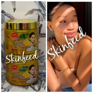 100% Original Veet Gold  Super Whitening Lemon And Sugar Face And Body Scrub