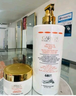 10-1190.jpg Carrot Magic Exclusive Whitening Face & Body Milk Lotion & Face Cream. 60SPF.