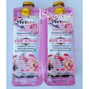 Veet Gold Kojic Acid Body Corrector Oil 1000ml
