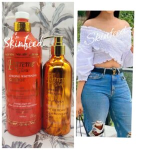 Extreme Glow Strong Lightening Lotion & Body Wash