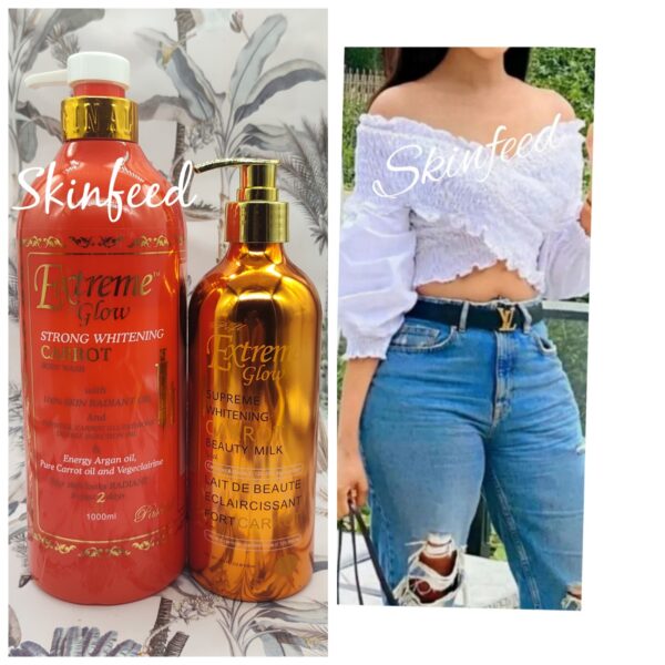 Extreme Glow Strong Lightening Lotion & Body Wash