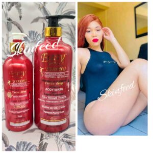 10-1279.jpg Easy Glow Caviar Drop Body Polisher Shower Gel And Lotion 2 In 1 Set