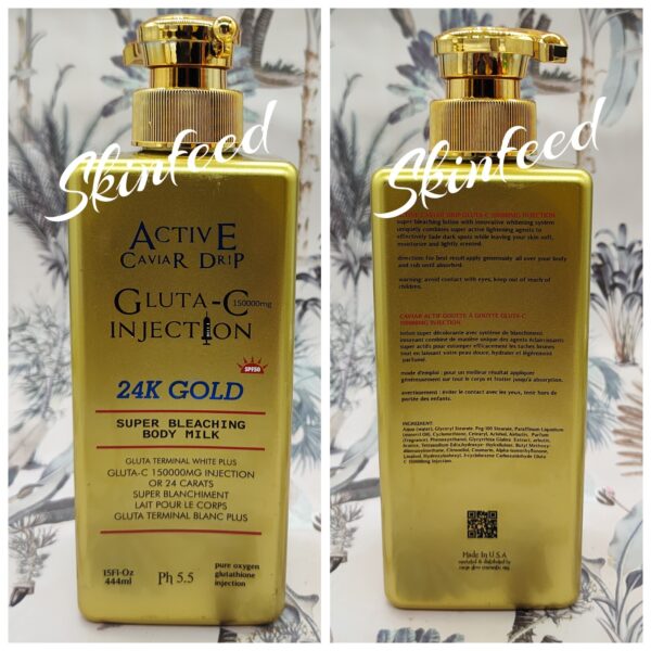 Active Caviar Drip 24k Gold Body Milk Spf50 444ml