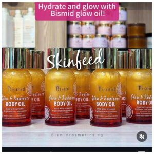 1×Bismid Glow and Radiance Body Oil Skin Brightening ✨️ 💯👌Authentic 💯