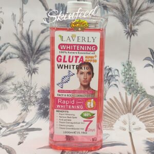LAVERLY Gluta White Rapid White Glowing Face & Body Corrector Oil 1000ml SPF50
