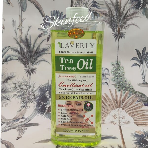 10-1332.jpg LAVERLY Whitening TeaTree + Vit.E Oil Glowing Face & Body Corrector Oil 1000ml