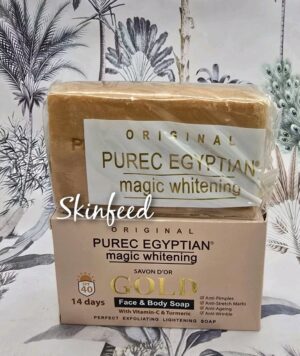💯  ORIGINAL PUREC EGYPTIAN GOLD  EXFOLITING SOAP. X1