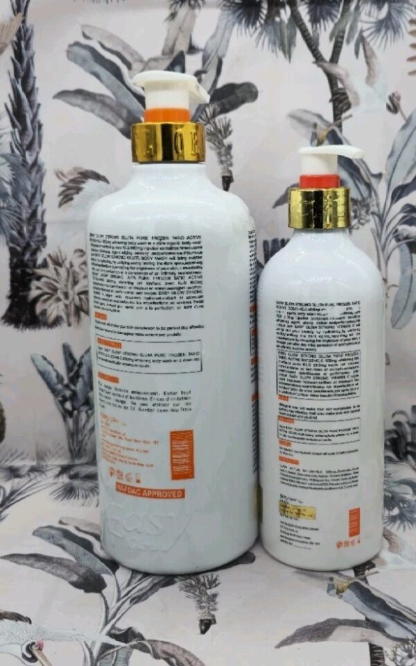 2pc. Easy Glow Glutathion, Vitamin C GLOW body Milk 500ml  & SERUM. ORIGINAL