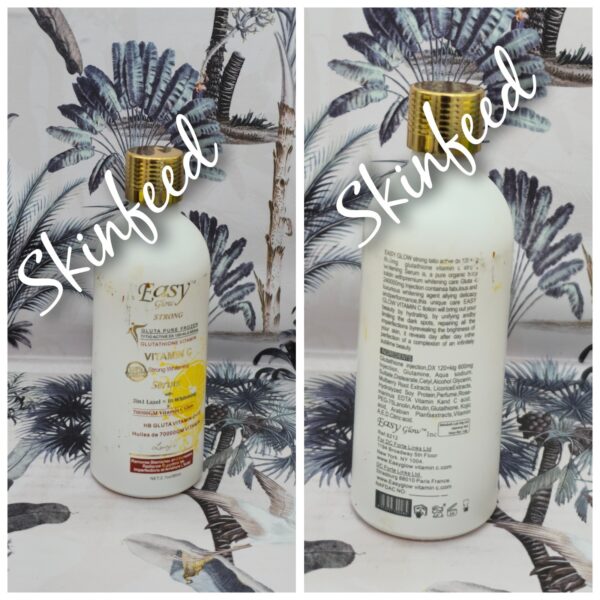 2pc. Easy Glow Glutathion, Vitamin C GLOW body Milk 500ml  & SERUM. ORIGINAL