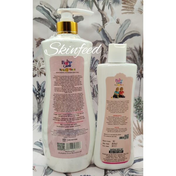 Baby Glow Kids & Teens Glowing Moisturizing Nourishing Body Lotion, Gel & Soap