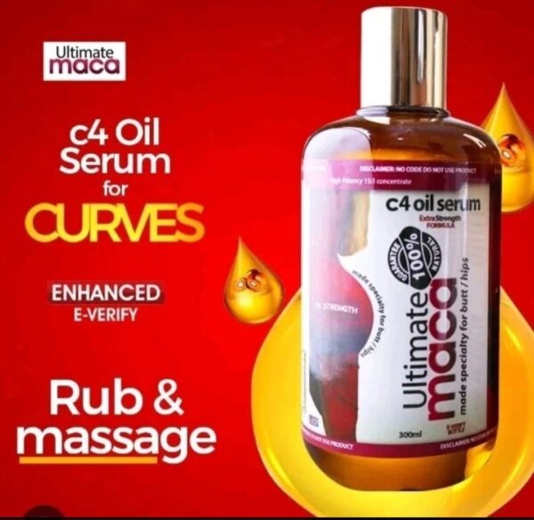 Ultimate Maca  C4 oil/serum. X 1 bottle. natural sexy curves 💯 satisfaction!