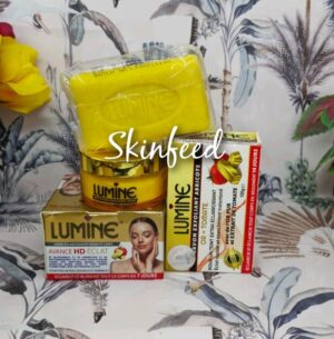 2pcs Lumine Exfoliating  Face/Body Soap Pure Gold & Tomato Extract  + Facecream