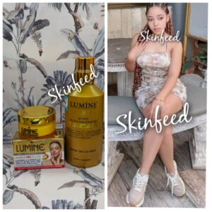 Lumine Gold Extra Whitening Body Lotion 400ml And Face Cream 30g
