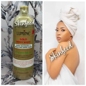 Lumine Gold Extra Whitenin And Toning Face & Body Wash Shower Gel Milk. 1000ml