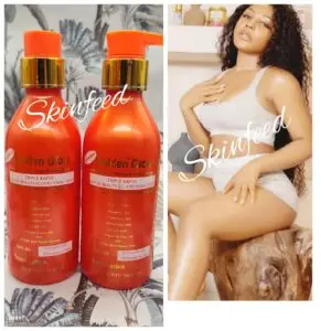 Golden Glow Skin Polishing Active Body Milk Spf 50 7 Days Action 250ml (2pcs)