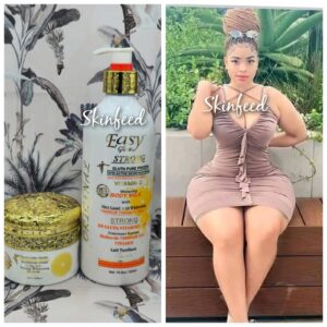 2pcs.  Easy Glow Glutathion, Vitamin, C GLOW WHITENING body Milk & Face Cream.👌