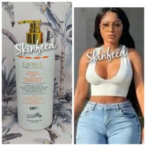 10-1502.jpg Carrot Magic Exclusive Whitening Face &Body Milk Lotion. 60SPF. 500ml x1 Bottle