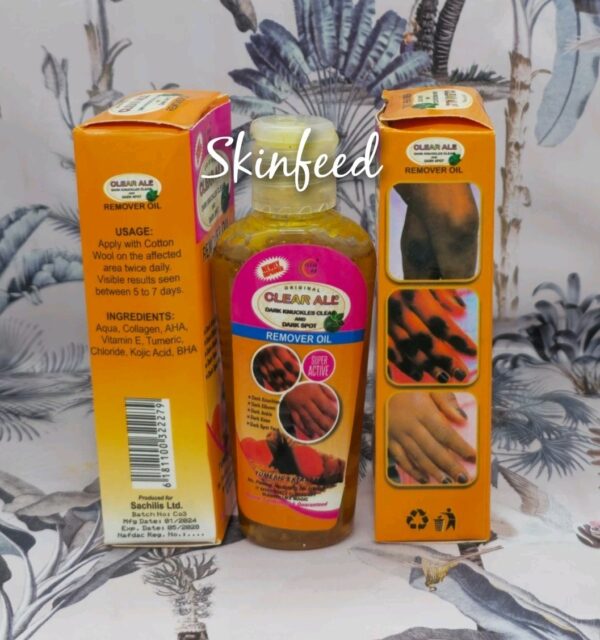 clear all dark knuckles clear & dark spot remover oil +  Carrot,Papaya,Turmeric