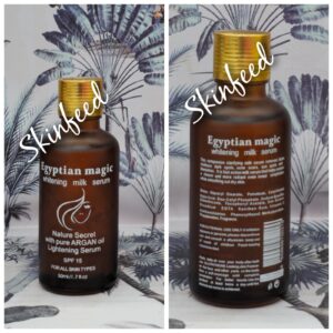 2X AUTHENTIC  Egyptian Magic Nature Secret  Lightening Serum 50ml x 2 Spf 15
