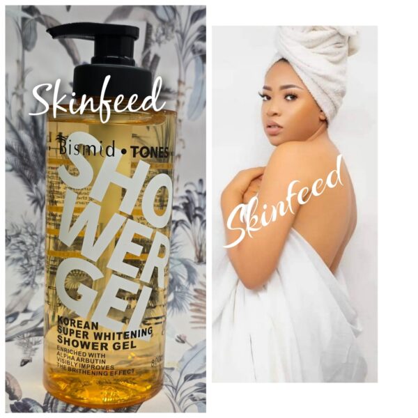 BISMID TONES  KOREAN  SHOWER GEL  WITH ALPHA ARBUTIN. 800ml