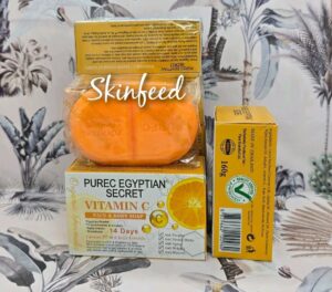 10-1724.jpg 3X. Purec Egyptian Secret Vitamin C Face Body Lotion 160g