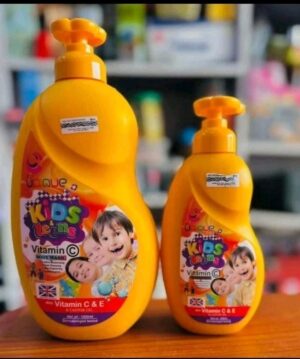 2 In 1 Unique Kids & Teens Vitamin C  body Shower Gel. Skin Brightening