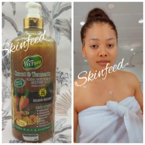 Veetgold carrot, turmeric face & body shower gel. 1000ml x 1