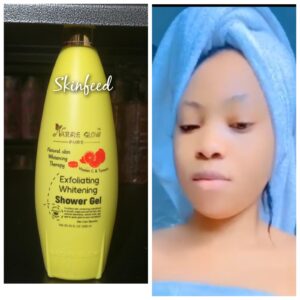 Nature Glow Exfoliating  Whitening Shower Gel With Vit.C & Tumeric 1000ml 1 Pc