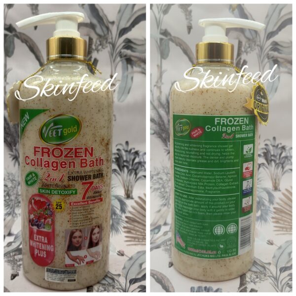 10-191.jpg Veet gold Frozen Collagen shower bath. 1000ml. Spf 25