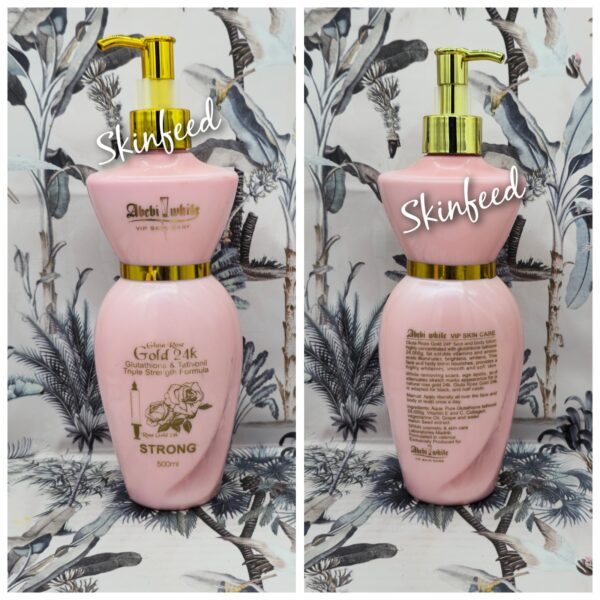 Abebi White Gluta Rose Gold 24k