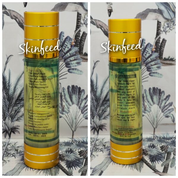 Zero Clear Stretchmark Oil. For Stubborn Marks & Scars X1. Works Fast 💯👌