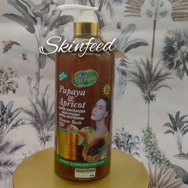 100% Original Veet Gold Papaya and Apricot GLOWING Super Shower Bath