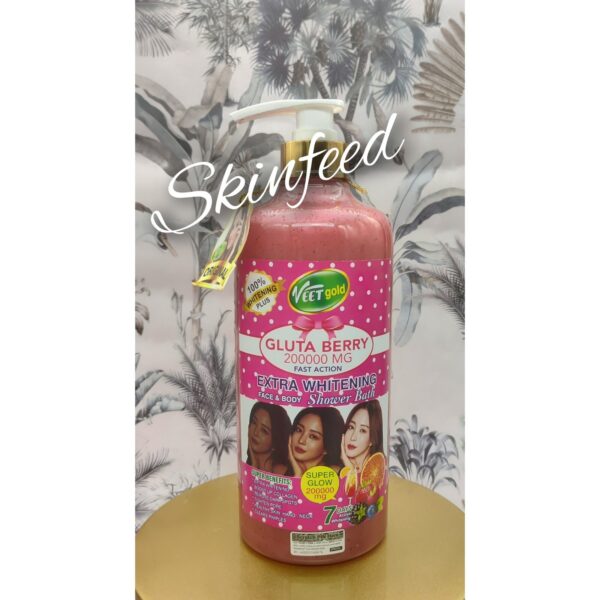 Veetgold GLUTA BERRY   Whitening Shower Gel 1000mlx 1
