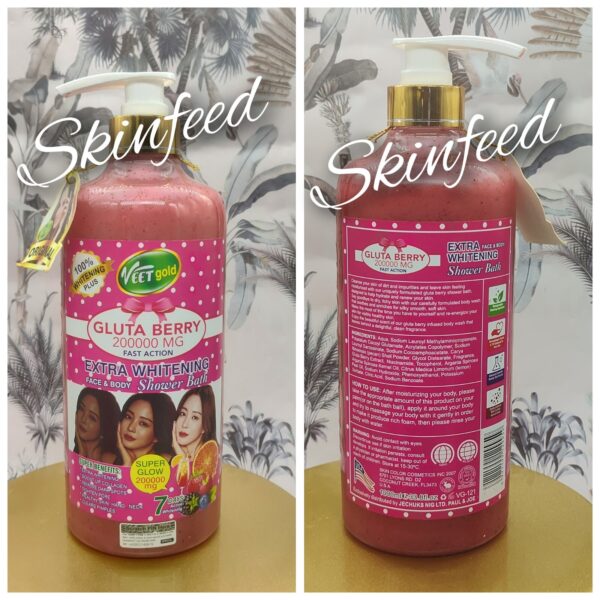 Veetgold GLUTA BERRY   Whitening Shower Gel 1000mlx 1
