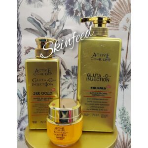 3pcs ACTIVE Cavier Shower Gel, Body Lotion & Face Cream  Spf 50. Super Bleacher