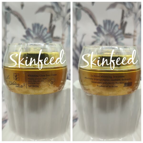 Le Asian White Snail Mucin, Body Lotion & GLOW face Cream. Anti Sun Burn Spf40.