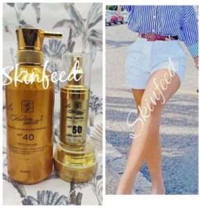 Le Asian White Mucin & Niacinamide Spf 40. Lotion, Serum & Face Cream. Natural