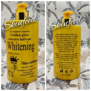 Golden GLOW INTENSICE H-C Whitening Shower Cream. Goat Milk & Vit.C 1000mlx 1