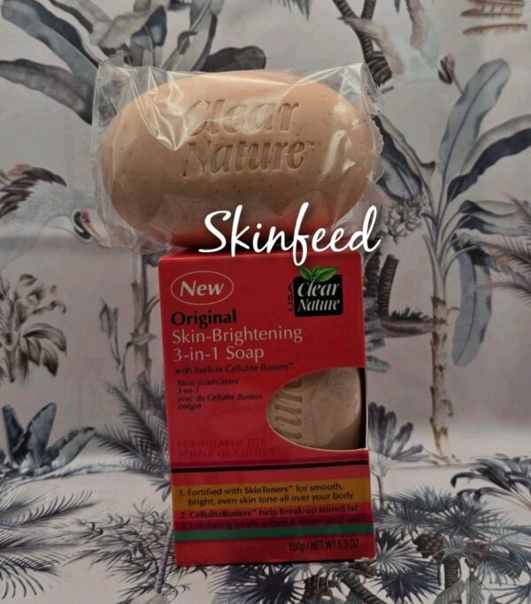 Clear Nature  Skin Brightening 3 In 1  Soap