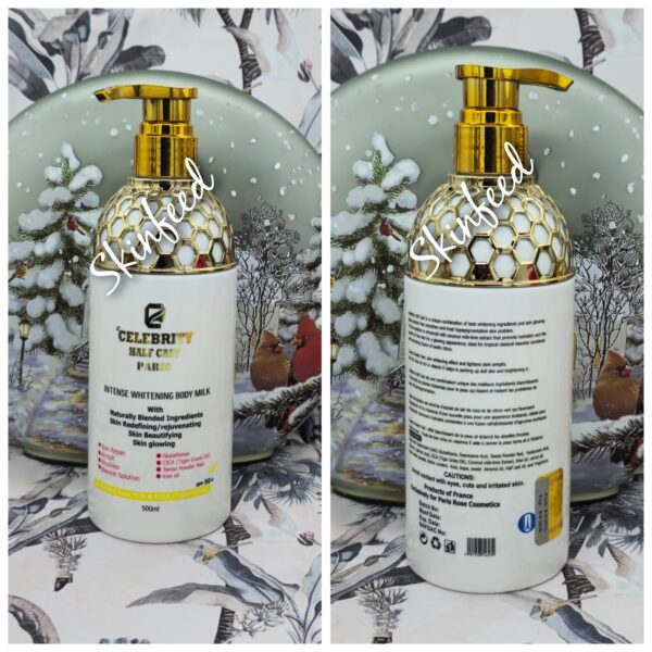 Celebrity H-C Paris Whitening Body Milk.  Beautifying & Glowing 500mlx1 Spf50👌