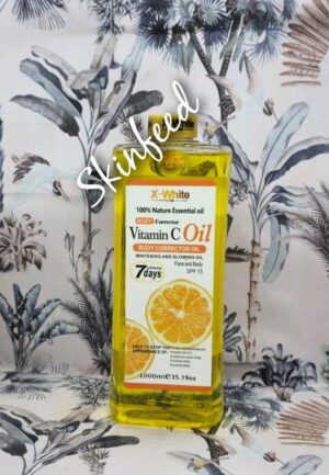 X1 X-White Paris Vitamin C Whitening Glowing Face&Body Oil   1000ML