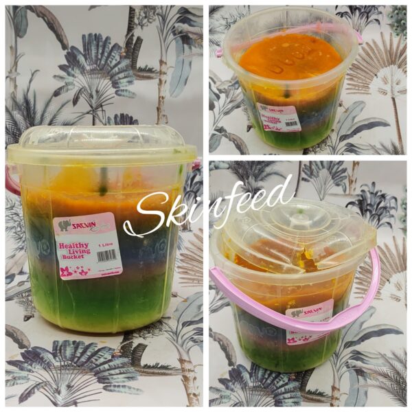 Molato/oshaprapra multicolored skin whitening and glowing soap 850g jar Big size