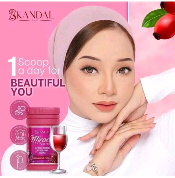 Skandal Miracle Purewhite premium edition 800g jar x1 anti-aging